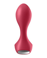 Satisfyer Backdoor Lover Silicone Vibrating Anal Plug - Red