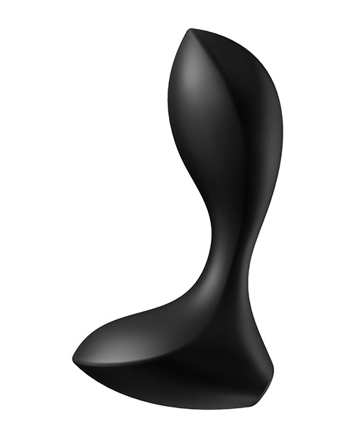 Satisfyer Backdoor Lover Silicone Vibrating Anal Plug - Black