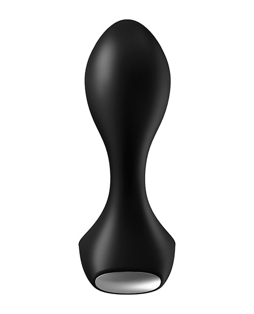 Satisfyer Backdoor Lover Silicone Vibrating Anal Plug - Black