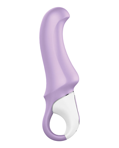 Satisfyer Charming Smile Flexible Silicone G-Spot Vibrator Waterproof - Lavender