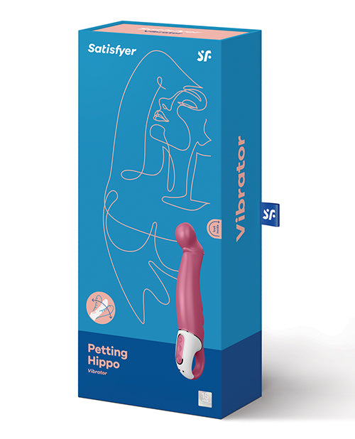 Satisfyer Petting Hippo G-Spot Vibrator Waterproof - Pink