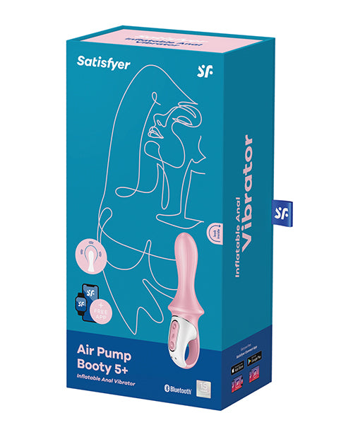 Satisfyer Air Pump Booty 5+ Connect App - Pink