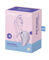 Satisfyer Pearl Diver Rechargeable Silicone Clitoral Stimulator - Violet