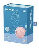 Satisfyer Sugar Rush Rechargeable Silicone Clitoral Stimulator - Rose