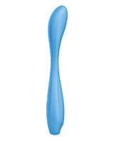 Satisfyer G-Spot Flex 4+ Rechargeable Silicone Vibrator - Blue