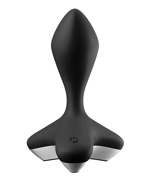 Satisfyer Game Changer Rechargeable Silicone Anal Plug - Black