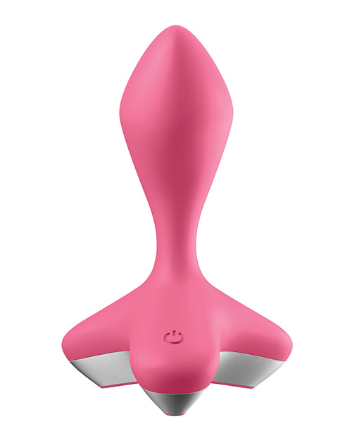 Satisfyer Game Changer Rechargeable Silicone Anal Plug - Pink