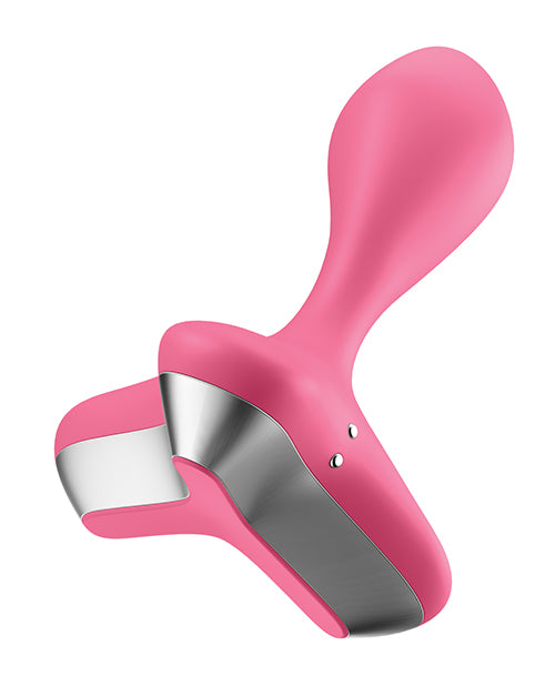 Satisfyer Game Changer Rechargeable Silicone Anal Plug - Pink