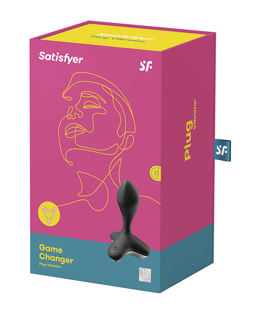 Satisfyer Game Changer Rechargeable Silicone Anal Plug - Pink