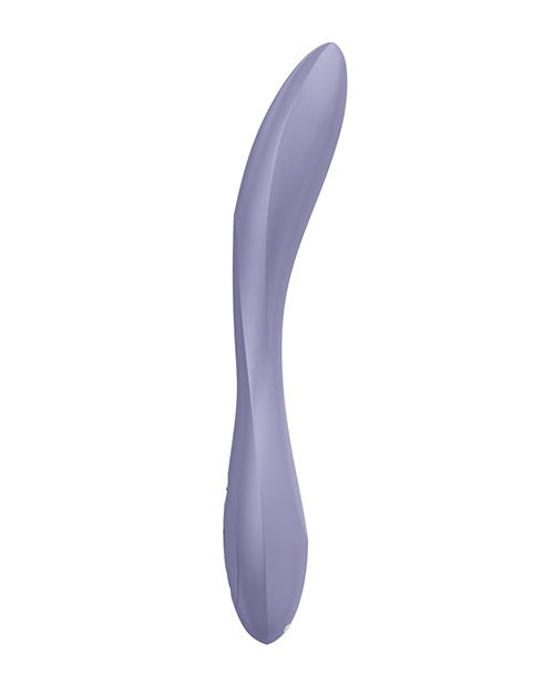 Satisfyer G-Spot Flex 2 Rechargeable Silicone Vibrator - Dark Violet