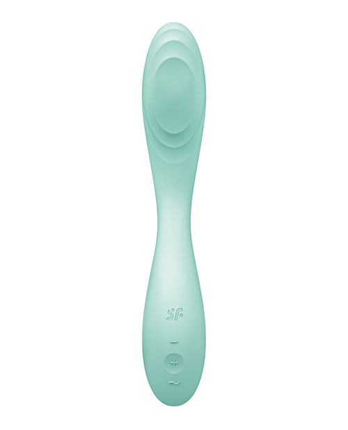 Satisfyer Rrrolling Pleasure Rechargeable Silicone Vibrator - Mint