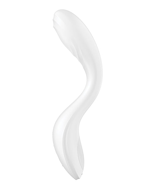 Satisfyer Rrrolling Pleasure Rechargeable Silicone Vibrator - White