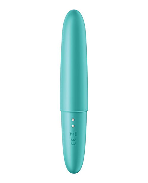 Satisfyer Ultra Power Bullet 6 Rechargeable Silicone Bullet Vibrator - Teal