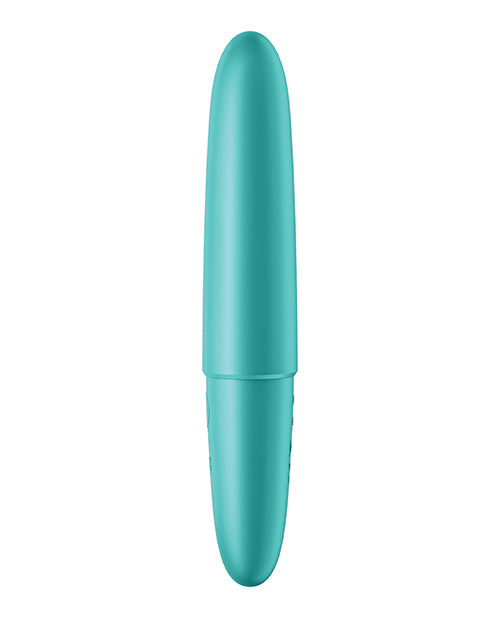 Satisfyer Ultra Power Bullet 6 Rechargeable Silicone Bullet Vibrator - Teal