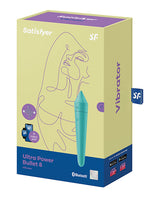 Satisfyer Ultra Power Bullet 8 Rechargeable Silicone Bullet Vibrator - Teal