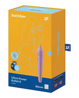 Satisfyer Ultra Power Bullet 8 Rechargeable Silicone Bullet Vibrator - Lavender