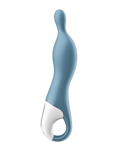 Satisfyer A-Mazing 1 Silicone Vibrating Stimulator - Blue