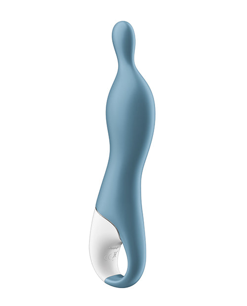 Satisfyer A-Mazing 1 Silicone Vibrating Stimulator - Blue