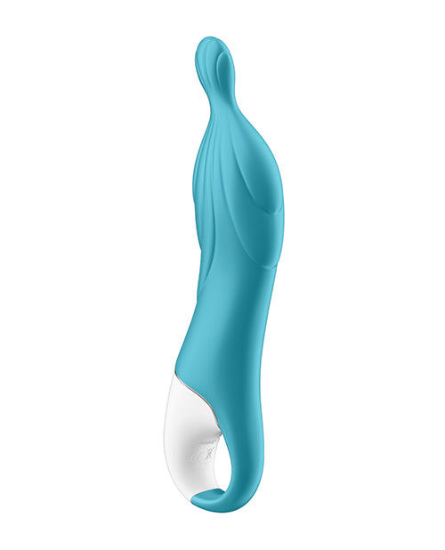 Satisfyer A-Mazing 2 Silicone Vibrating Stimulator - Turquoise