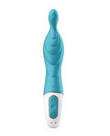 Satisfyer A-Mazing 2 Silicone Vibrating Stimulator - Turquoise