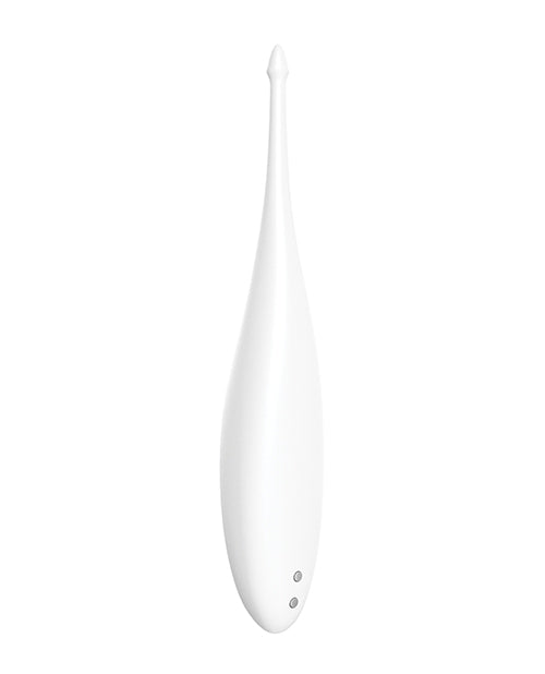 Satisfyer Twirling Fun Silicone Vibrator - White