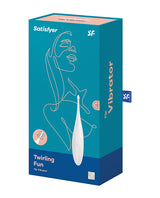 Satisfyer Twirling Fun Silicone Vibrator - White