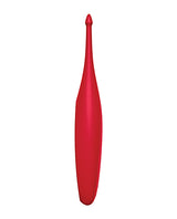 Satisfyer Twirling Fun Silicone Vibrator - Red