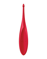 Satisfyer Twirling Fun Silicone Vibrator - Red