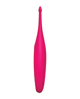 Satisfyer Twirling Fun Silicone Vibrator - Magenta