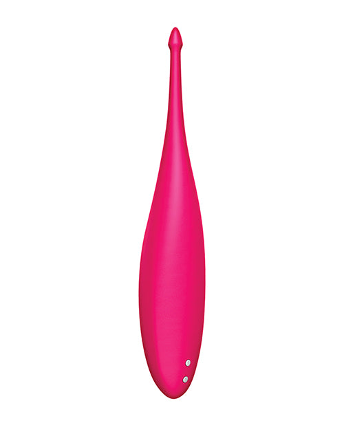 Satisfyer Twirling Fun Silicone Vibrator - Magenta