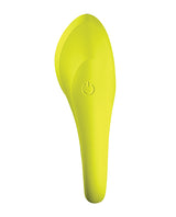 Satisfyer Spectacular Duo Silicone Vibrating Cock and Ball Ring - Neon Yellow