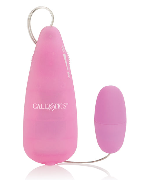 First Time Satin Teaser Bullet with Wired Remote Control - Pink