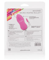 Whisper Micro Warming Bullet with Wired Remote Control - Pink