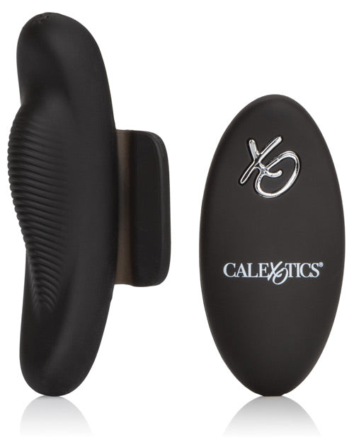 Lock-N-Play Petite Rechargeable Silicone Panty Vibrator with Remote Control - Black