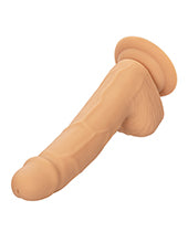 Silicone Studs Realistic Dildo 6in - Vanilla