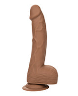 Silicone Studs Realistic Dildo 8in - Vanilla