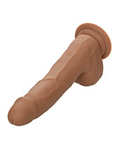 Silicone Studs Realistic Dildo 8in - Vanilla