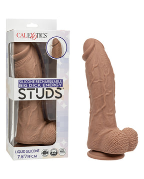 Silicone Rechargeable Big Dick Energy Studs - Brown