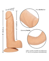 Size Queen Dildo - 6in - Vanilla