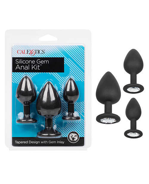 Silicone Gem Anal Kit - Black