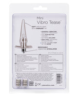 Mini Vibro Tease Vibrating Butt Plug - Clear