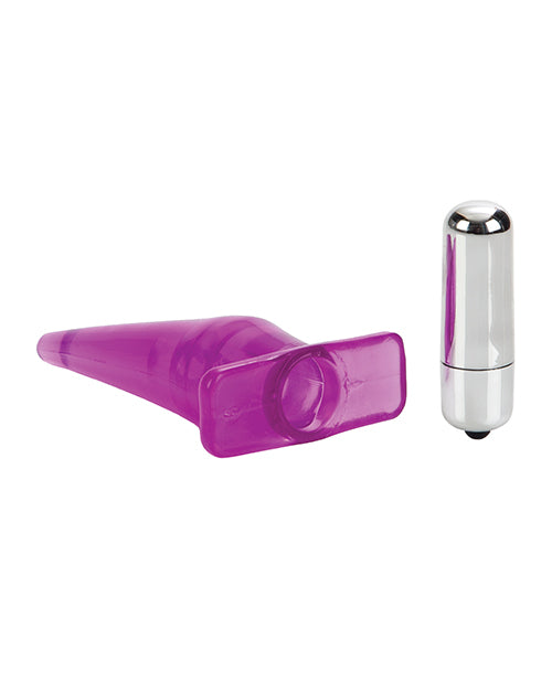 Mini Vibro Tease Vibrating Butt Plug - Pink