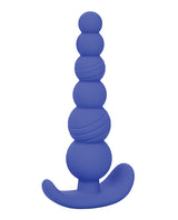 Cheeky X-6 Beads Silicone Anal Probe - Blue