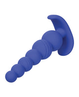 Cheeky X-6 Beads Silicone Anal Probe - Blue