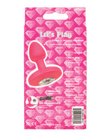 Cheeky Gems Rechargeable Silicone Vibrating Probe - Small - Pink