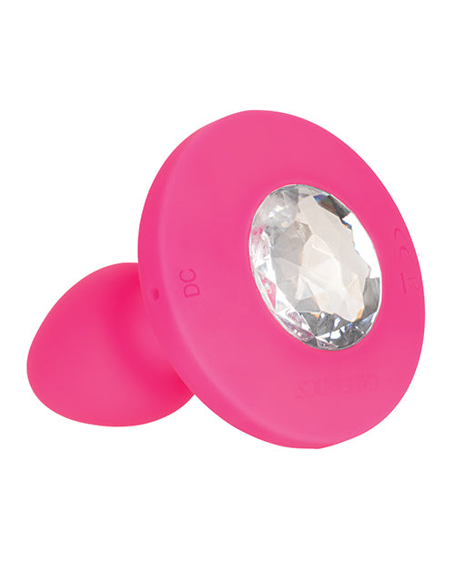 Cheeky Gems Rechargeable Silicone Vibrating Probe - Small - Pink