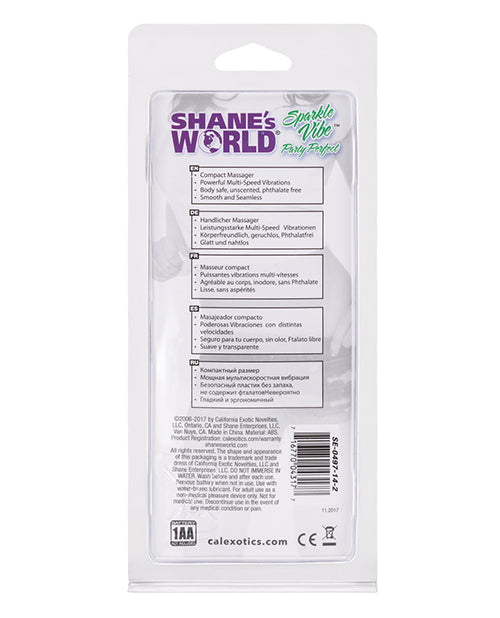 Shane`s World Sparkle Vibrator - Purple