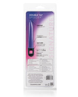 Double Tap Speeder Vibrator - Purple