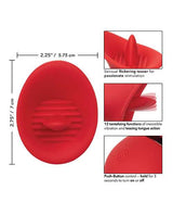 French Kiss Seducer Rechargeable Silicone Clitoral Stimulator - Red