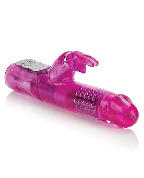 Jack Rabbit Beaded Rabbit Vibrator - Pink